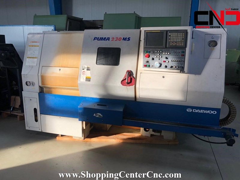 تراش سی ان سی پنج محور Doosan Puma 230 MSساخت کره جنوبی